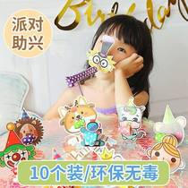 Creative childrens cute dragon whistle telescopic whistle blow roll cartoon toy baby birthday party horn