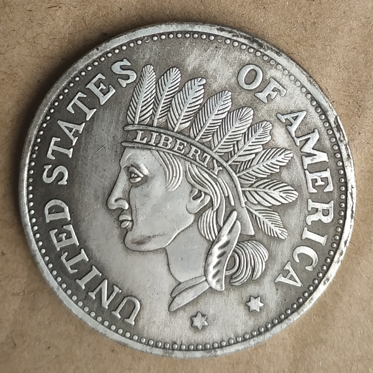 Silver Yuan silver round foreign coins 1851 English ancient coin antique old objects