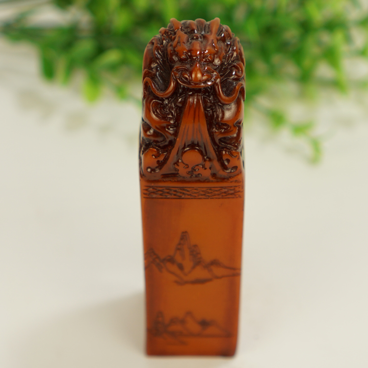 Calligraphy and calligraphy Calligraphy And Calligraphy Seal Engraving Jade Shoushan Stone Material Fields Huangshi Tibetan Books Calligraphy Engravings of Evil Spirit and Kiss Single Seal