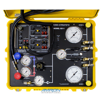 AMRON 8211 Diver Gas Control Panel Communication System Two-Man Surface Air Supply Regulator