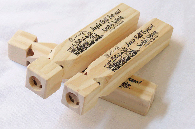 Export classic wooden children's whistle Thomas whistle train whistle Wooden train flute