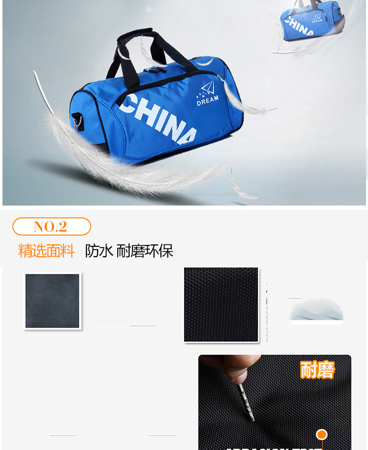 Gấp túi du lịch công suất lớn túi thể thao túi thể dục nhỏ túi nam và nữ lên túi hành lý túi du lịch vai túi du lịch xách tay
