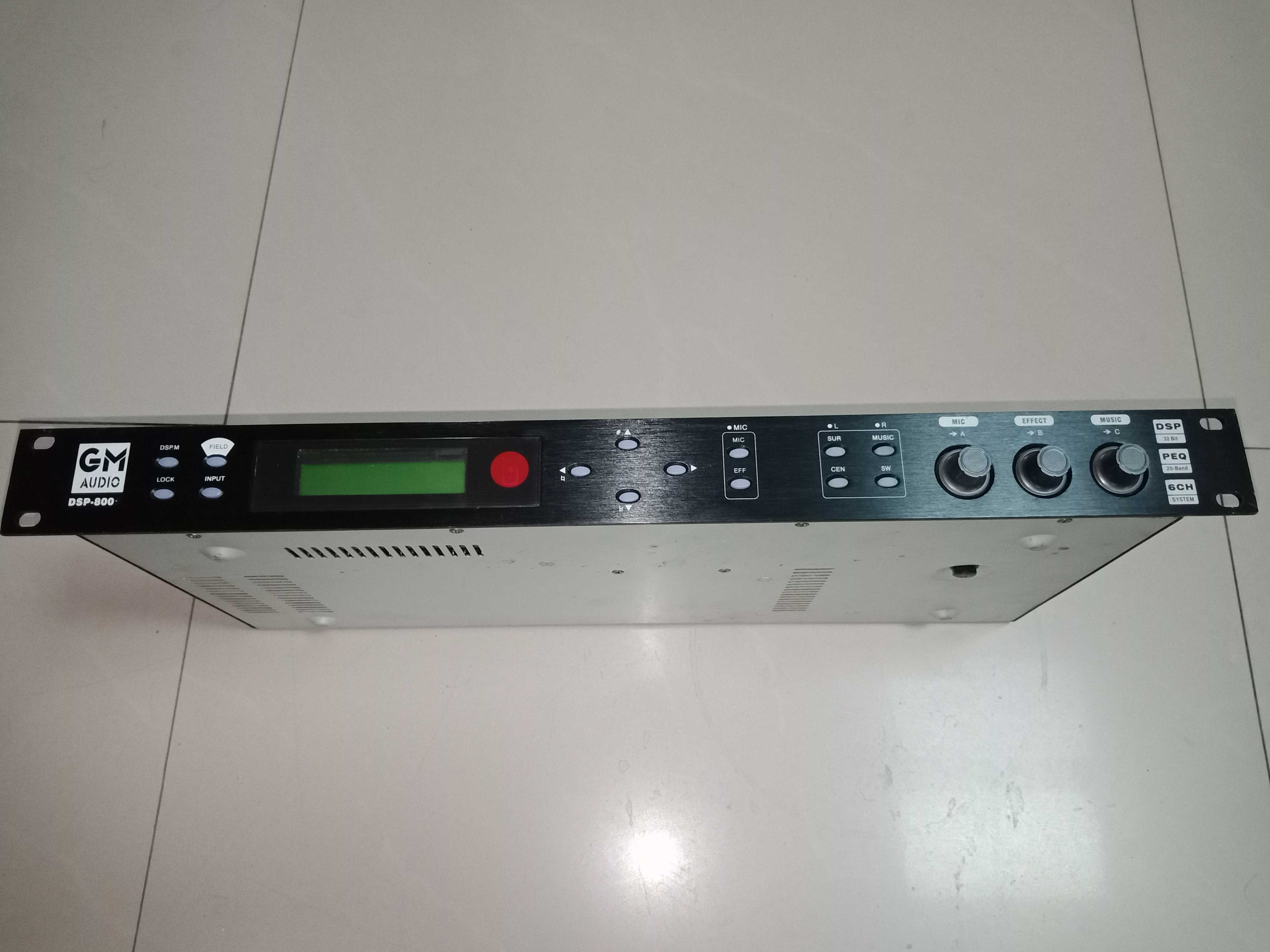 GM DSP800 KTV5 1 track karaoke digital front-level mixers effectors singing nice and anti-roaring