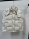 European Style Short down Vest 2025 Autumn and Winter New Luxury Women's Fashion Vest 90% White Duck down Same Style as in Shopping Malls