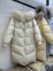 2025 Winter New Korean Style Real Fox Fur Collar down Jacket for Women, Mid-Length, New National Standard, Thickened, Over-The-Knee Coat for Northeast