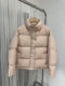 2025 New High-End Women's Short down Jacket with Stand Collar, Loose Fit, Thickened with 90% White Duck Down, Puffer Jacket for Petite Figures