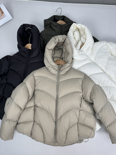 Mall Same Style Puff down Jacket for Women, Short Hooded Thickened Puffer Coat, 2025 Winter Cold-Proof Warm Outerwear, Trendy