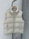 European High-End Puffer down Vest for Women, 2025 Winter New Style, Thickened 95% Down, Zero-Pressure Sleeveless Vest