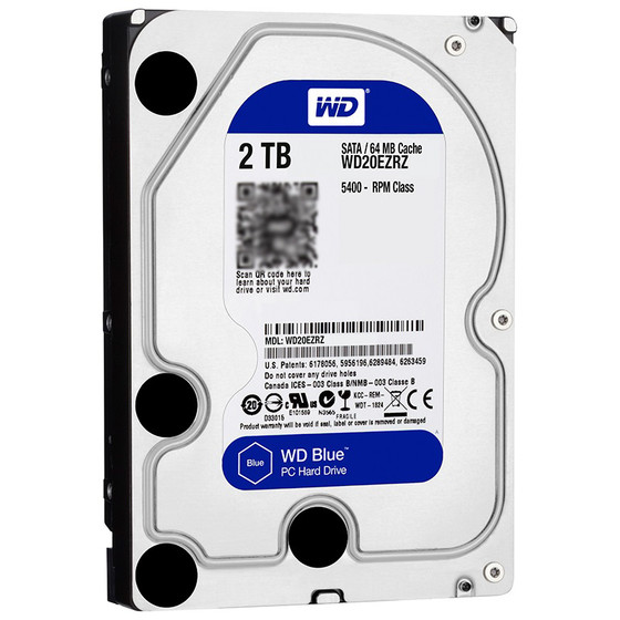 CMR/PMR vertical new WD20EZRZ Western Digital blue disk 3.5-inch 2T desktop computer hard drive monitoring