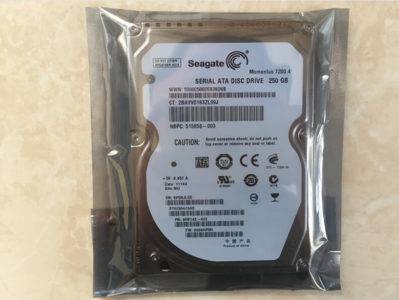 3 Crown New Seagate 7200 to 250g notebook computer hard disk 2 5 inch SATA serial port 16m