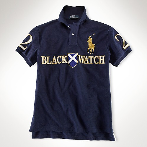 Mùa hè 2019 retro cổ áo thể thao nam POLO áo từ bi BLACKWATCH nam triều cầm áo thun ngắn tay - Áo polo thể thao áo polo thể thao