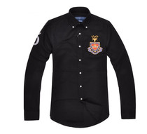 2021 New charm mens long sleeve polo shirt Cotton Classic embroidered shirt slim fit popular mens shirt tide