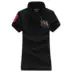 2019 Châu Âu và Mỹ Thể thao nữ Áo thun polo Áo sơ mi nữ trang trí cổ áo màu thêu quần áo tennis ngắn - Áo polo thể thao áo phông nam polo Áo polo thể thao