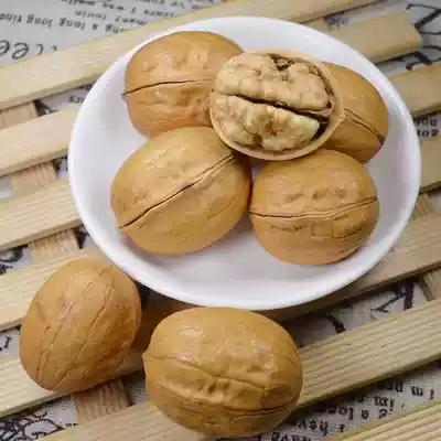 Cooked walnut milk fragrance Xinjiang thin leather paper herb flavor new goods fried goods bulk bulk Bulk salty 5kg
