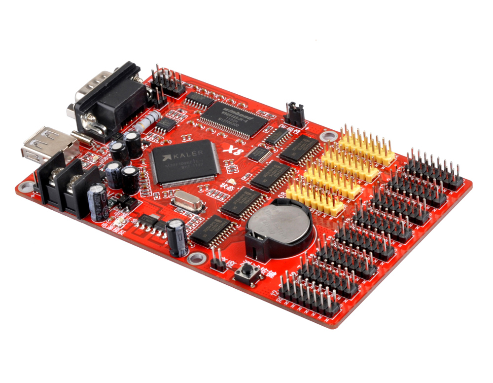 X8LED control card Kale LED control card LED U disk control card LED card full color screen