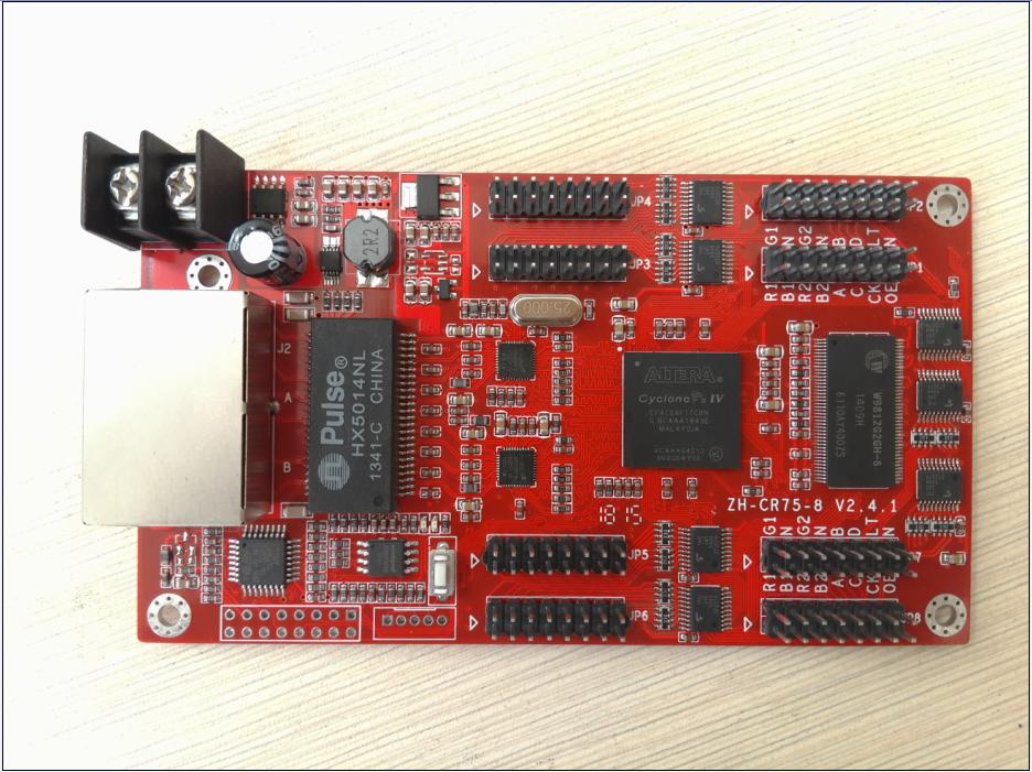 LED display advertising screen AVIC full color control card ZH-CR75-8 receiving card synchronous playback video card