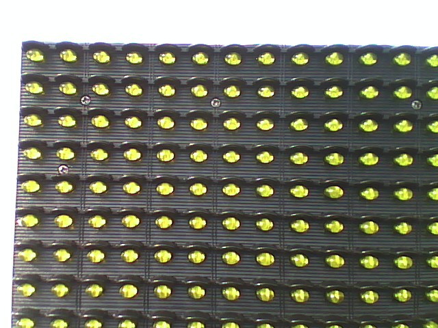 P10 Semi - Outdoor Cell LED Cell P10 Yellow Cell P10 Yellow Semi - Outdoor Cell