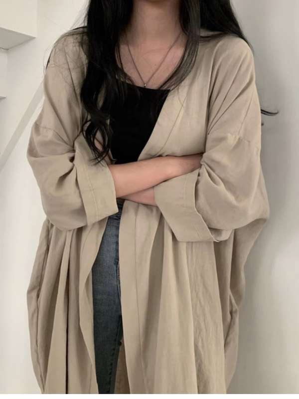 Plus-Size Women's Sun-Protective Shirt, New Summer Style, Loose and Breathable, Mid-Length, Casual Thin Jacket, Hong Kong Style Top