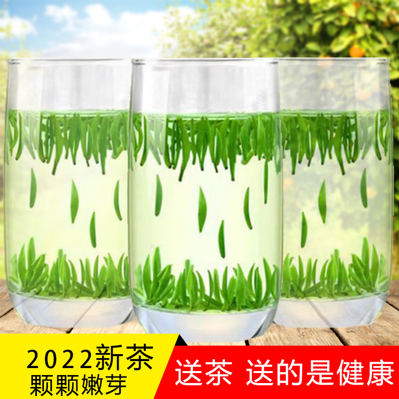 Nesttongue Green Tea 2022 New Tea Alpine Cloud Foggy Tea Spring Tea Yingshan Spring Shoots Flat Tea Bamboo Leaves Tea Leaves 250g