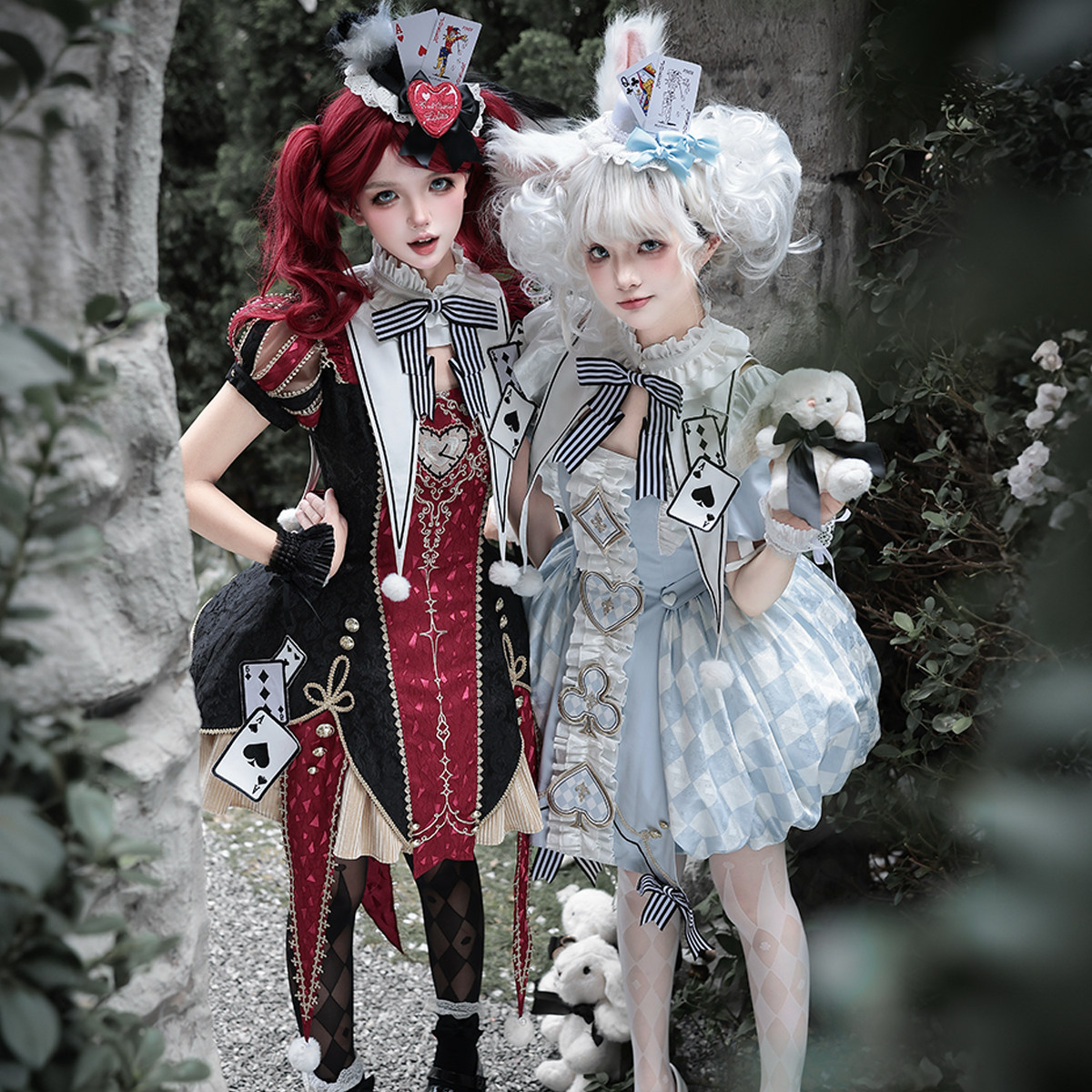 Full payment reservation for UnchartedStars' new Circus Fantasy Night Lolita dress set