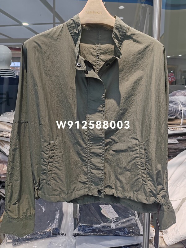 Rebecca Mr24036B New Summer Style Thin Quick-Drying Cotton Sun Protection Jacket Style Slim Short Jacket Women's Top