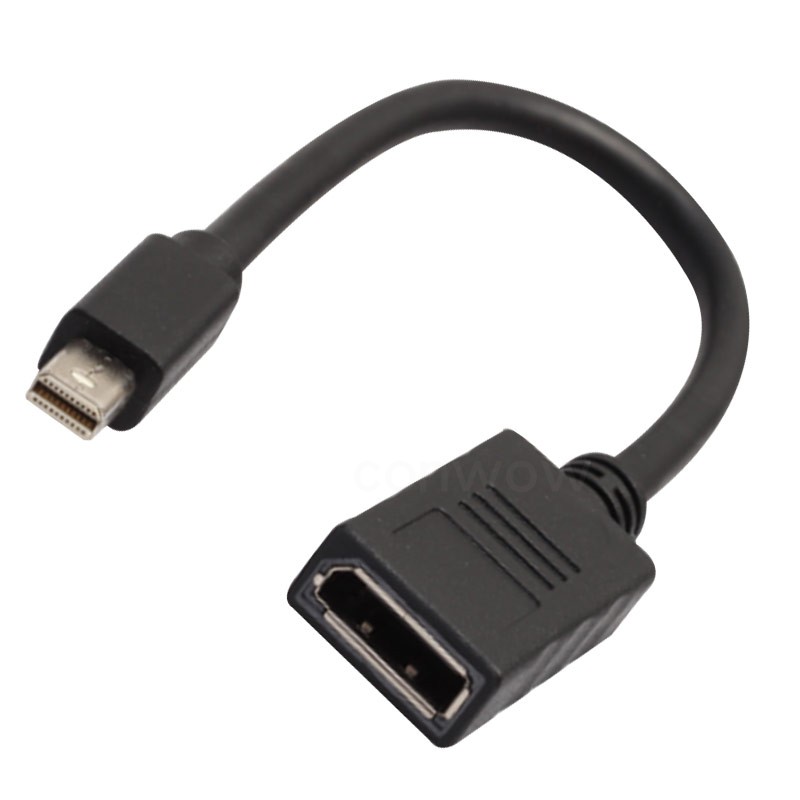 mini dp to DP adapter cable Lightning mini Displayport male to large DP female conversion cable High-quality cable connection