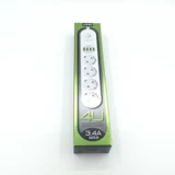 Power Socket Южная Корея Германия, Россия, Франция, Швеция Европейская европейская в стиле 4 -бит европейские правила, два грубого заглушки USB