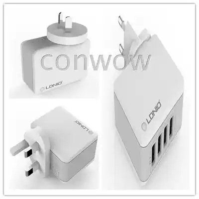 LDNIO 4 Port USB interface 4 4A US regulations European regulations Australian multifunctional mobile phone tablet charger