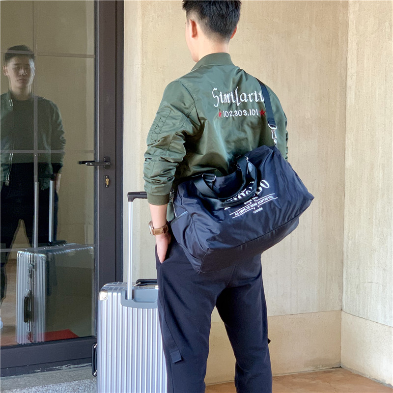 Waterproof Cloth Travel Bag Men And Women Boarding Kits Hand Short Luggage Bags Large Capacity Tourist Bag Tide Sports Fitness Bag