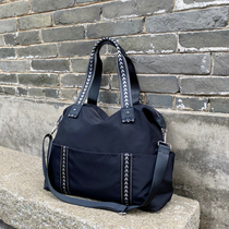 Commuter coloured handbag large-capacity short-distance bag bag shopbag light single shoulder slope cross-leisure bag