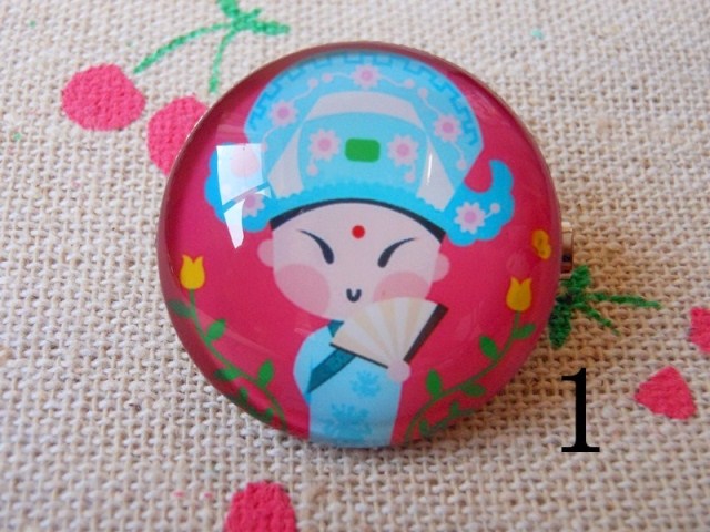 Broche en cristal artificiel - Ref 1180712 Image 6