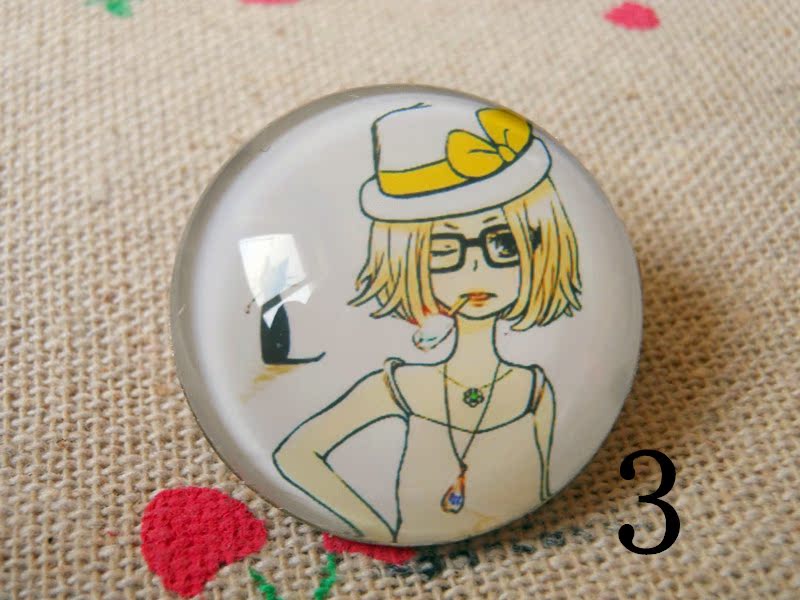 Broche en cristal artificiel - Ref 1180934 Image 6