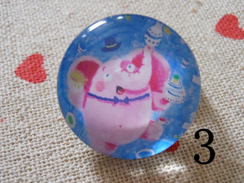 Broche en cristal artificiel - Ref 1180823 Image 8