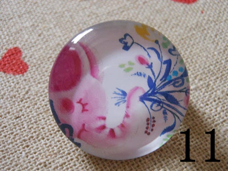 Broche en cristal artificiel - Ref 1180823 Image 16