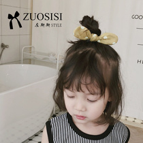 Little girl tie hair belt rubber band Dot Hairband childrens head rope