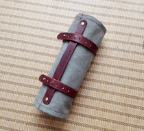 52bushcraft outdoor canvas knife accessories Sundries storage bag Cowhide handmade