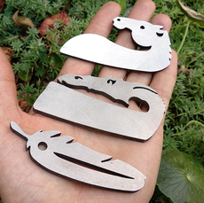 Бустерный стержень primitiv龙型马型羽毛型火镰火钢户外取火工具燧石打火求生 Wildview