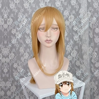 Làm việc tế bào tiểu cầu hai màu tùy chọn 70 cm tóc đuôi micro-khối lượng tóc thẳng hat cosplay tóc giả nami cosplay