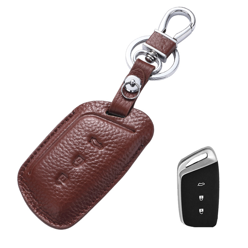 Suitable for new Bao Jun rm5 rs3 Key cover Xinbao Jun RS5 Baojun 730 RC6 Automobile genuine leather bag cover