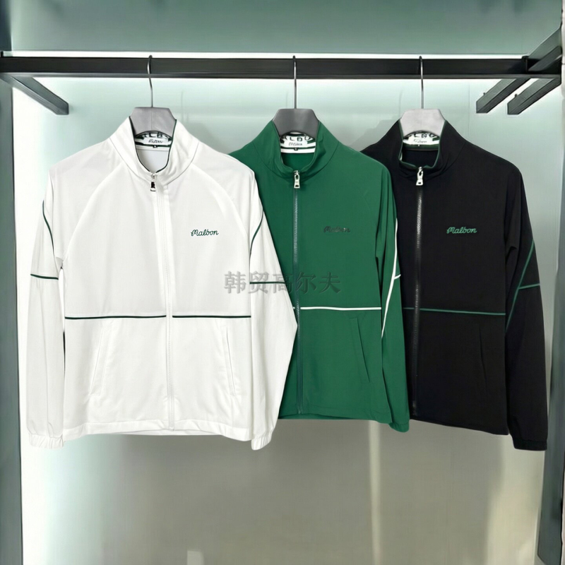 New Golf Men's Windproof and Sun Protection Clothing, Lightweight Jacket, Casual, Fashionable, Slim Fit, Stretchy Golf Jacket, Windbreaker
