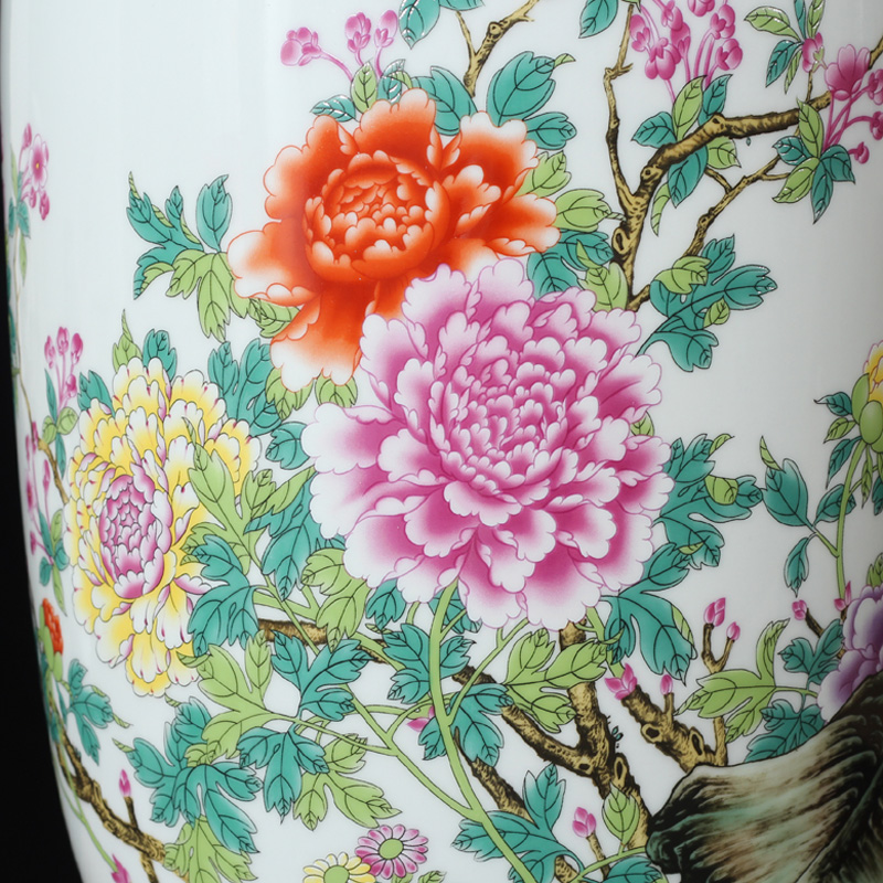 Jingdezhen porcelain Jingdezhen colorful porcelain white gourd vase 40-50 cm high decorative porcelain vase