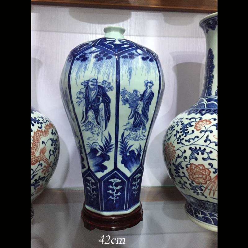 Celebrates the life of the eight immortals jingdezhen porcelain its porcelain vase display appreciate porcelain bottle archaize porcelain vase