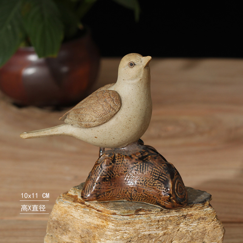 Jingdezhen porcelain of Jingdezhen golden pheasant furnishing articles auspicious bird furnishing articles antique porcelain porcelain golden sparrow