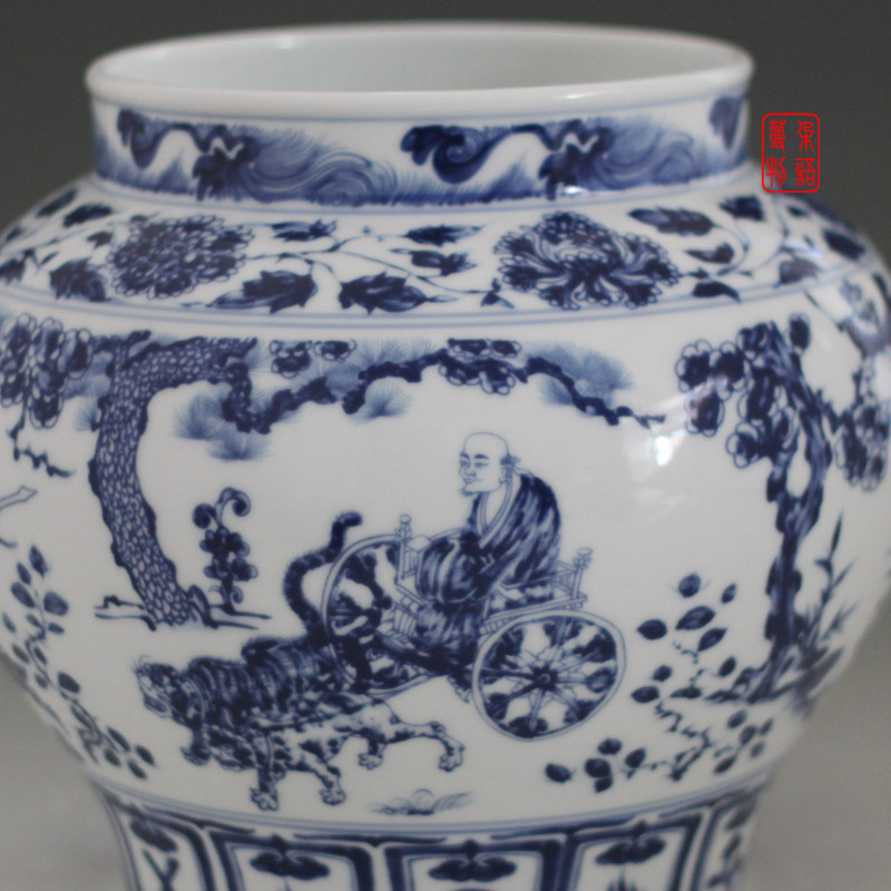 Jingdezhen guiguzi down the vase furnishing articles furnishing imitation antique vase classic guiguzi down the jar