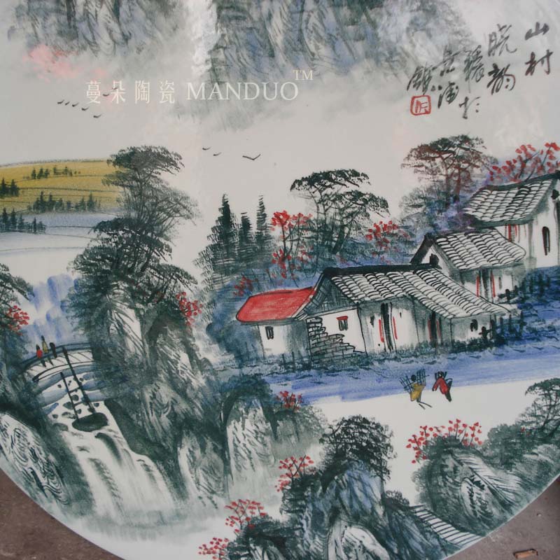 Jingdezhen special promotional ceramic porcelain table table suit high - end is suing is suing garden park outfit