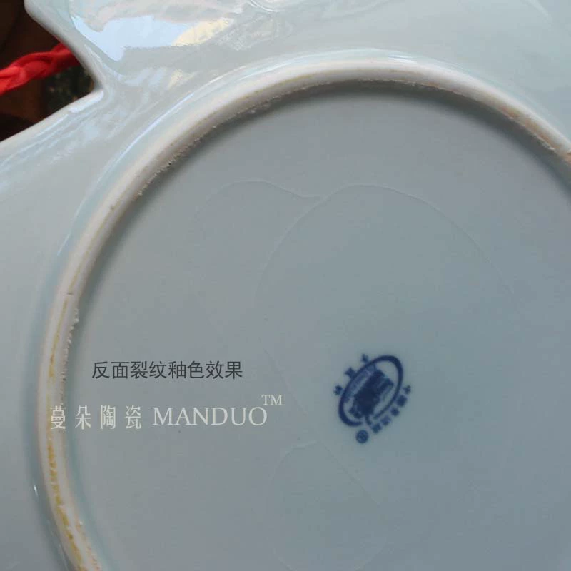 Jingdezhen blue and white cheongsam hand - made decorative porcelain its character decorative porcelain porcelain hanging blue and white, thanks