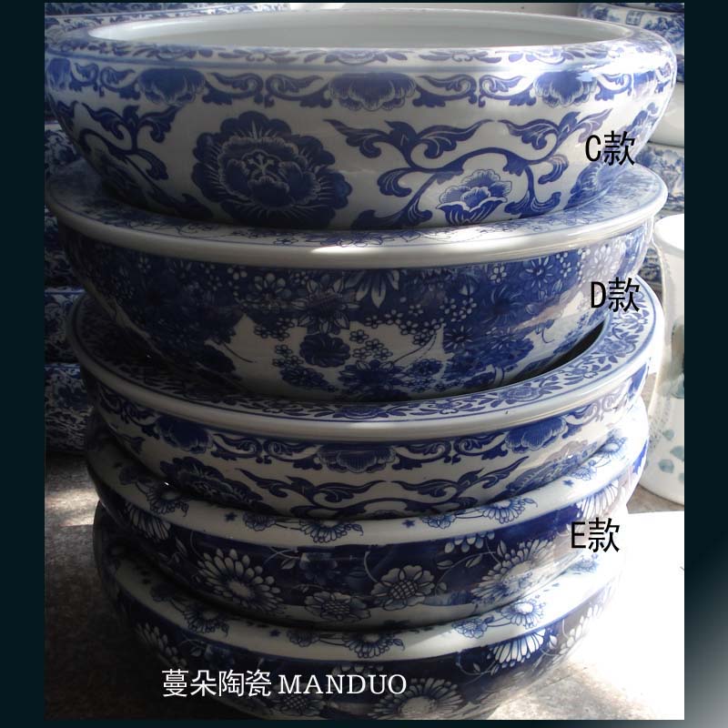 Jingdezhen ceramic aquarium art garden living room aquariums porcelain scenery elegant furnishings