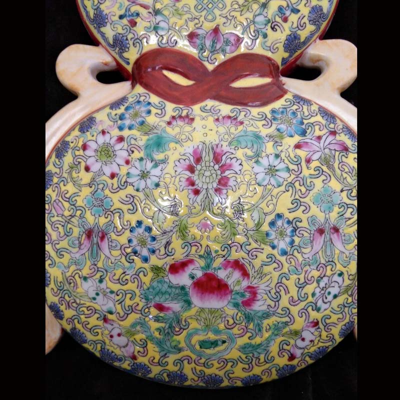 Blue dragons and phoenixes grain gourd gourd furnishing articles manually hang Blue and white porcelain enamel porcelain hanging porcelain bottle gourd