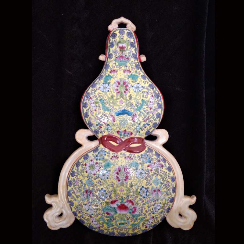 Blue dragons and phoenixes grain gourd gourd furnishing articles manually hang Blue and white porcelain enamel porcelain hanging porcelain bottle gourd