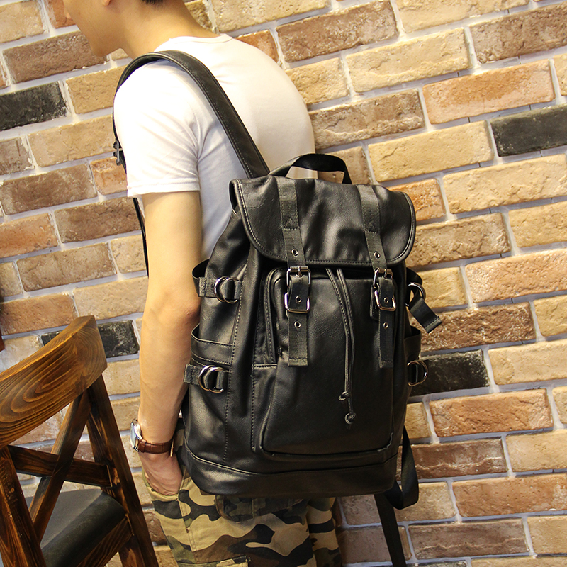 Han - bag - edited Campus Computer Bag Backpack Backpack Travel Bag - Tide New Mode